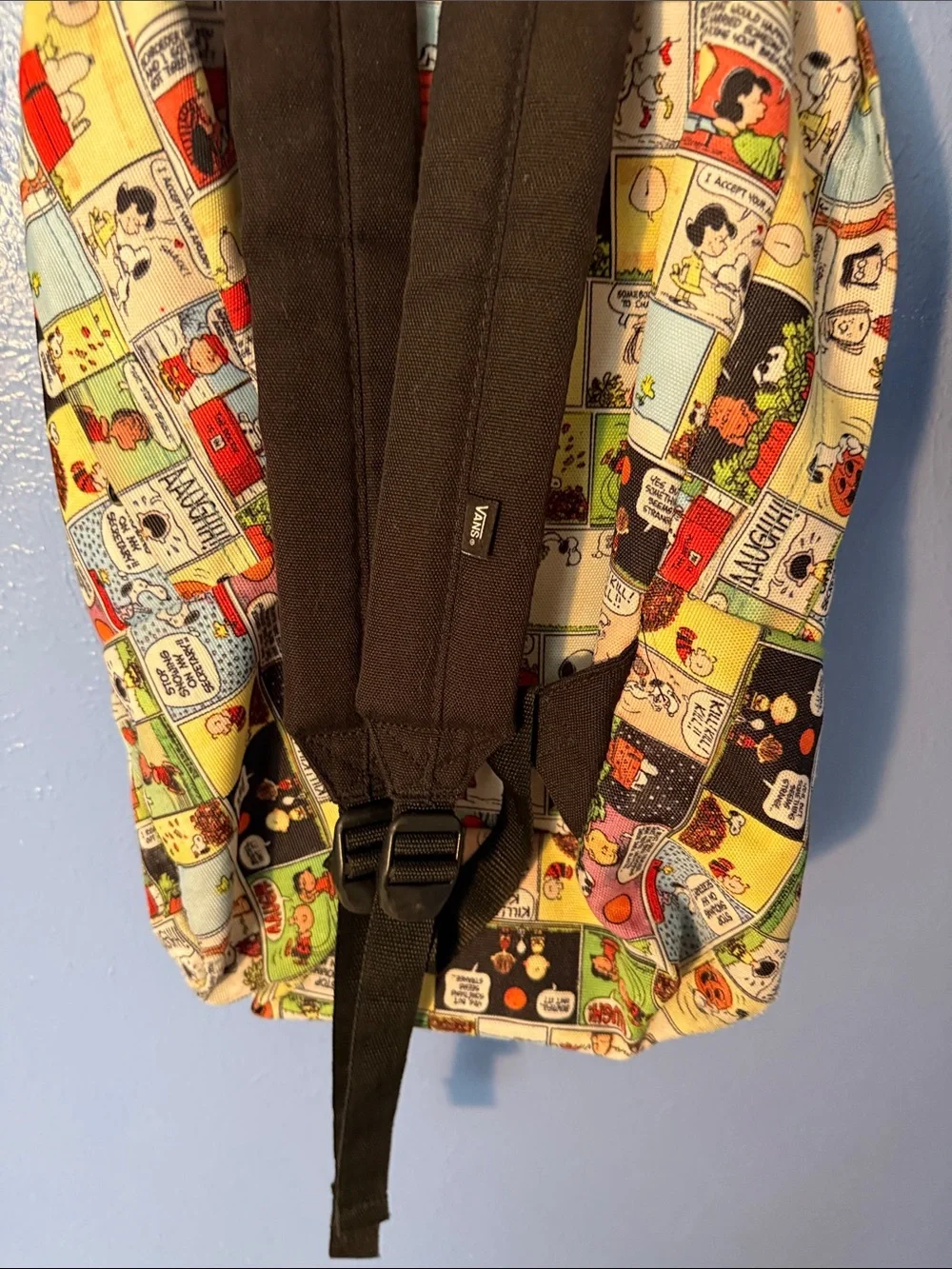 Vans Comic-Panel Backpack - Black, Yellow, Green, Red